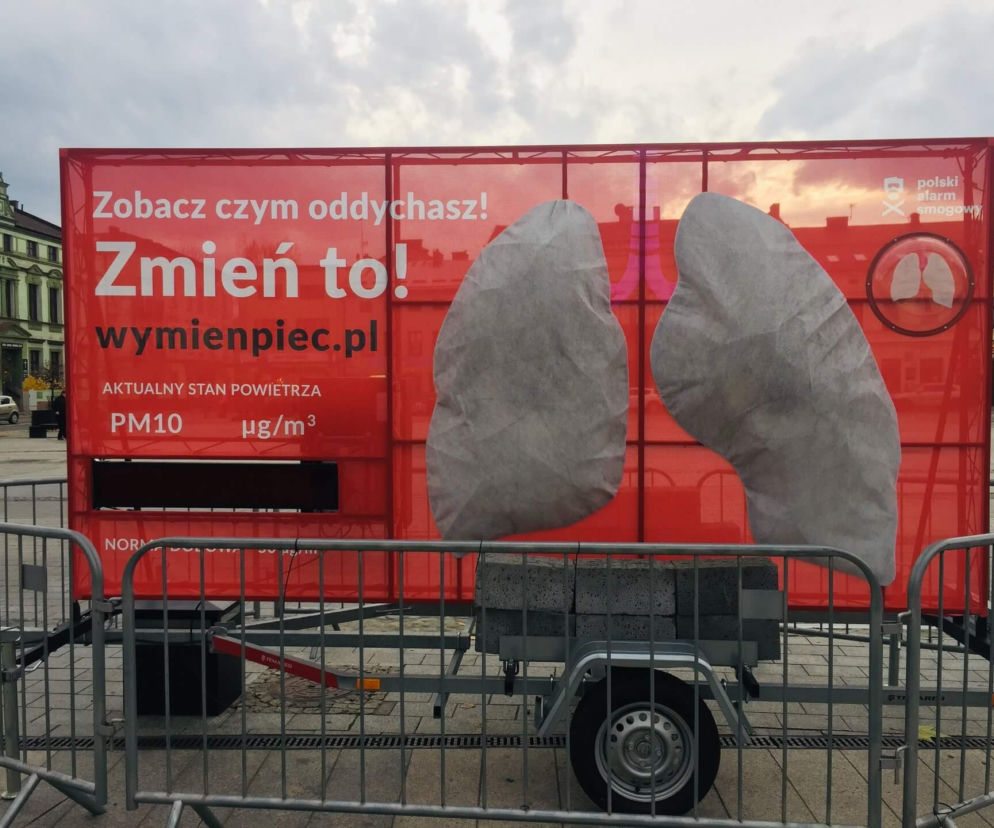 Sztuczne płuca w ramach akcji Zobacz czym oddychasz