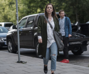 Pułapka 2 sezon odc. 1. Olga (Agata Kulesza), Łukasz (Michał Rolnicki)