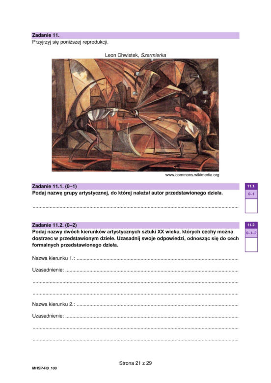 Matura 2026: historia sztuki 13.05.2026. Arkusze CKE