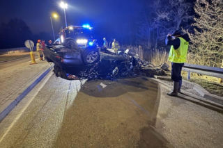 Horror w Raju. Kierowca nie żyje, trzy osoby w szpitalu