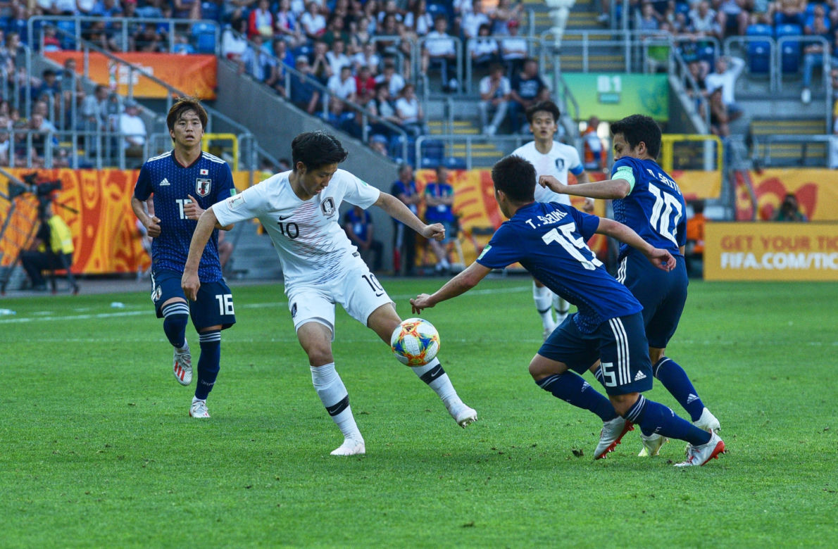 FIFA U-20 w Lublinie: Korea-Japonia 1:0. Przedostatni mecz mundialu na Arenie