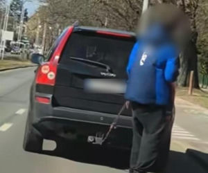 Prowadziła samochód i ciągnęła mężczyznę na deskorolce. Teraz słono za to zapłacą!