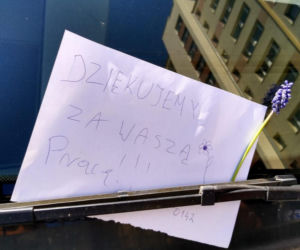 Opole: Zostawili kartkę policjantom! Co na niej napisali?