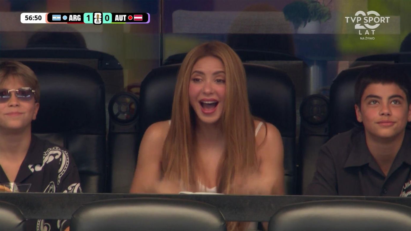 Shakira "zaatakowana" na meczu Argentyna - Austria