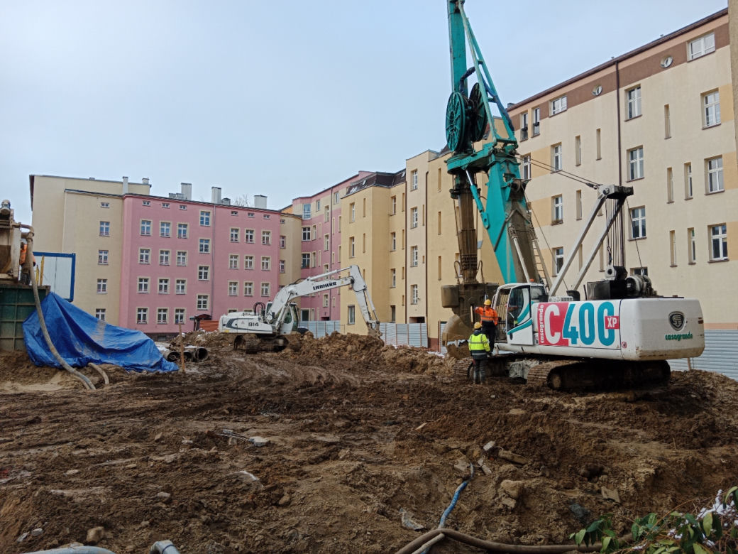 Przebudowa wnętrza Kwartału 36