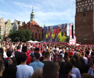 Gdańscy kibice wspierali polskich piłkarzy [ZDJĘCIA]