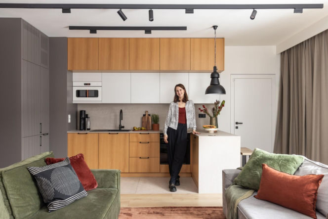 Mieszkanie projektu WOZ. design na Kolejowej, Warszawa