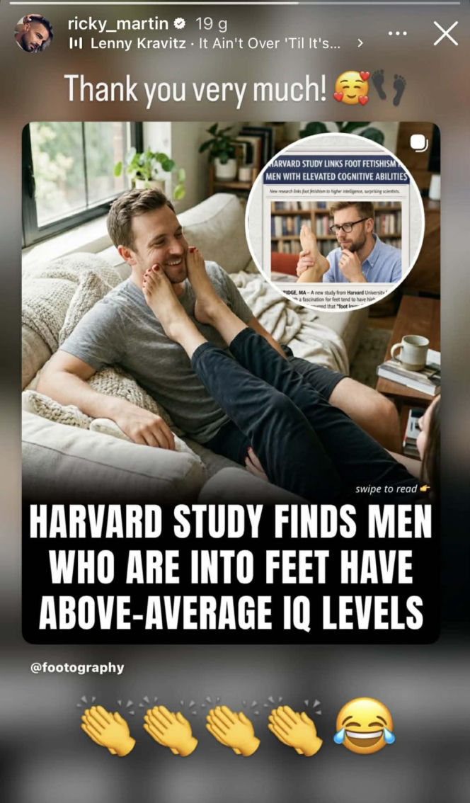 Ricky Martin wprost o fetyszu, jaki posiada