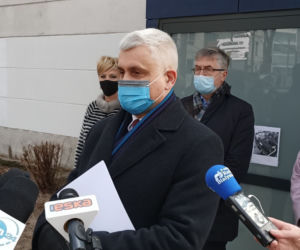 Szpital tymczasowy w Białymstoku przy ul. Wołodyjowskiego [ZDJĘCIA]