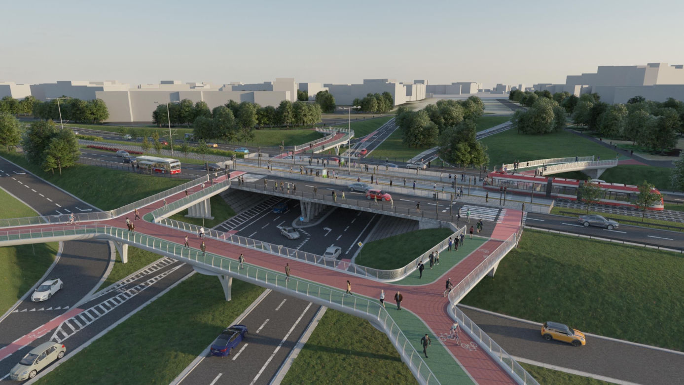 Kładka Gdańsk Zaspa