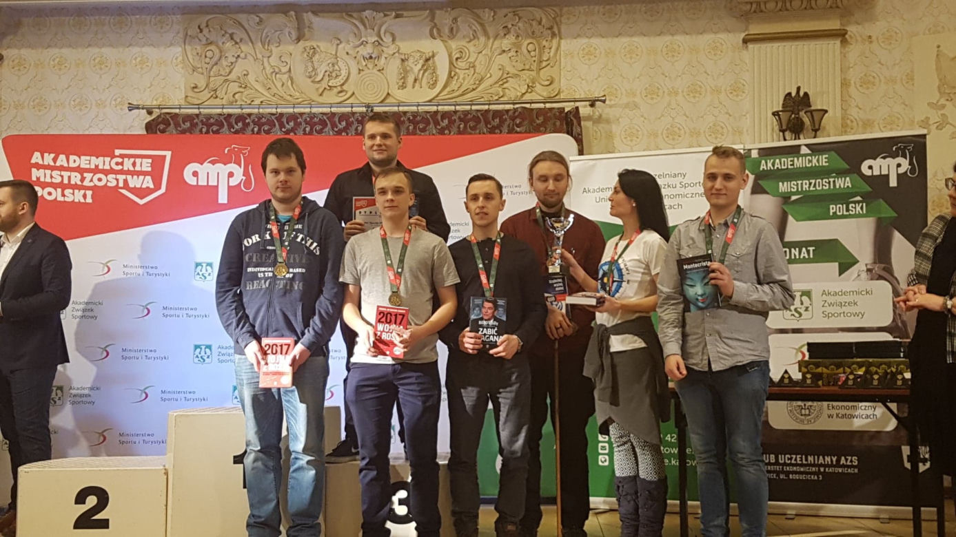 Uniwersytet Mikołaja Kopernika z medalem na Akademickich Mistrzostwach Polski w szachach