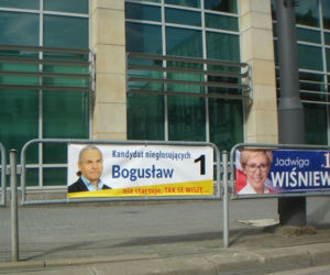 Nie startuję, tak se wiszę. Kampania Pana Bogusława podbija internet! [ZDJĘCIA]