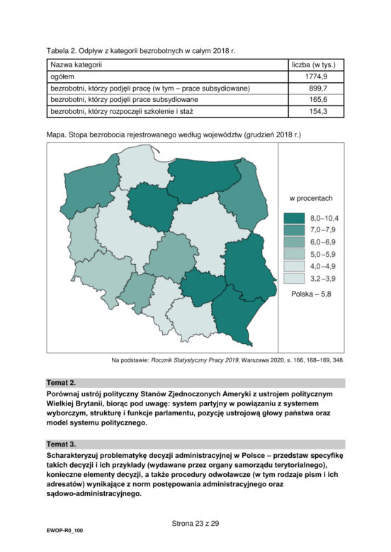Matura 2022: WOS rozszerzony. Arkusze CKE, zadania, pytania. Poziom rozszerzony	
