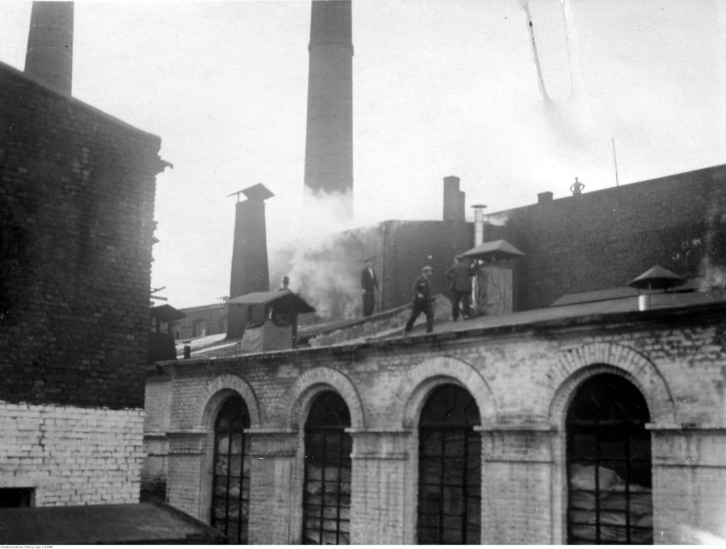 Manufaktura Bawełniana Gampe i Albrecht S.A. w Łodzi przy ul. Piotrkowskiej 210