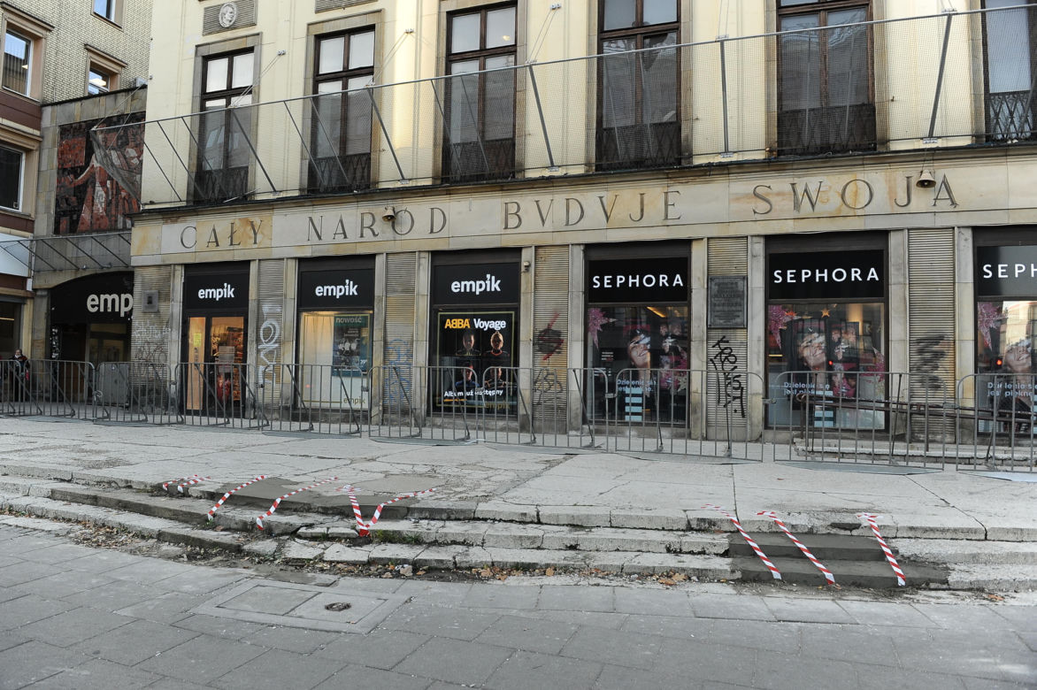 Tak wygląda centrum Warszawy przed Marszem Niepodległości