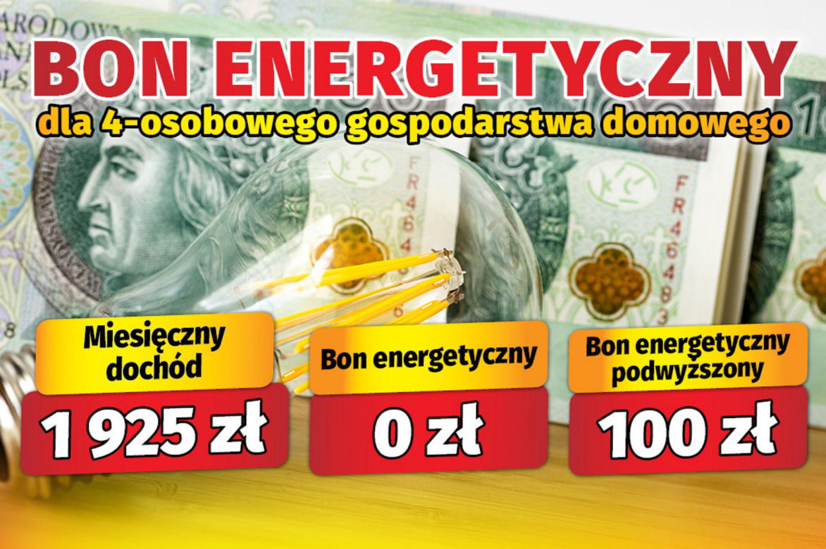 Bon energetyczny dla 4-osobowego gospodarstwa domowego