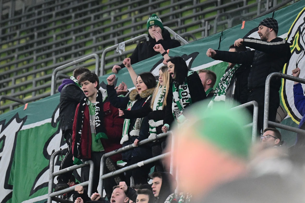 Kibice na meczu Lechia - Śląsk. Zobacz zdjęcia z trybun!