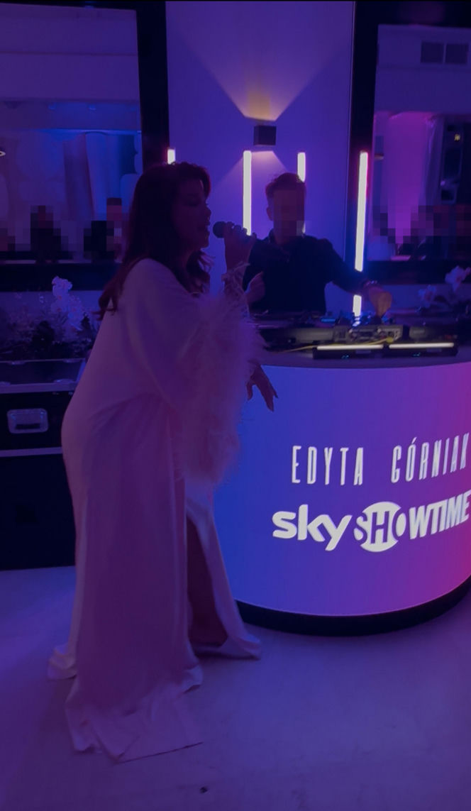 Edyta Górniak tańczyła w szlafroku i kapciach