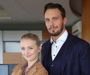 M jak miłość odc. 1426. Joasia (Barbara Kurdej-Szatan), Leszek Krajewski (Sławomir Uniatowski) 