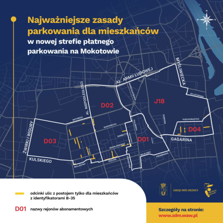 Rozszerzą płatną strefę parkowania na Mokotowie. Będą zmiany w organizacji ruchu