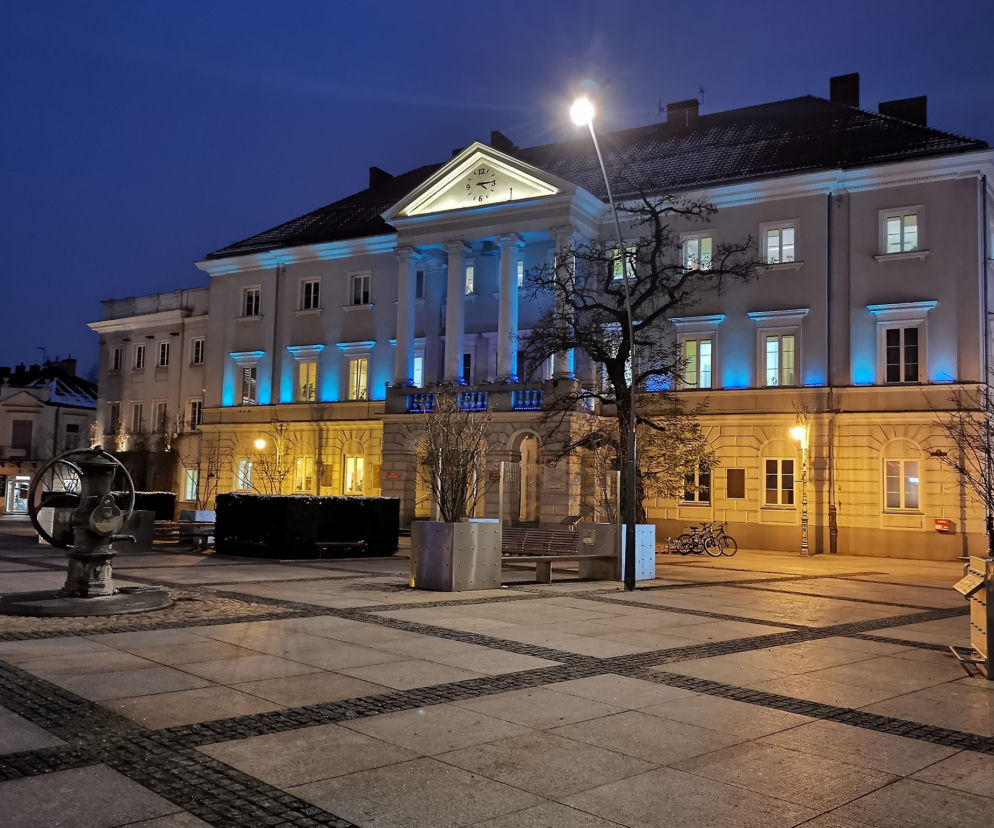 UM Kielce podświetlony na niebiesko