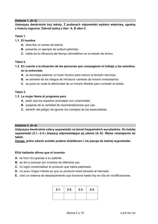 Matura 2021: Hiszpański rozszerzony. Arkusze CKE z hiszpańskiego znajdziesz tutaj [Matura 18.05.2021]