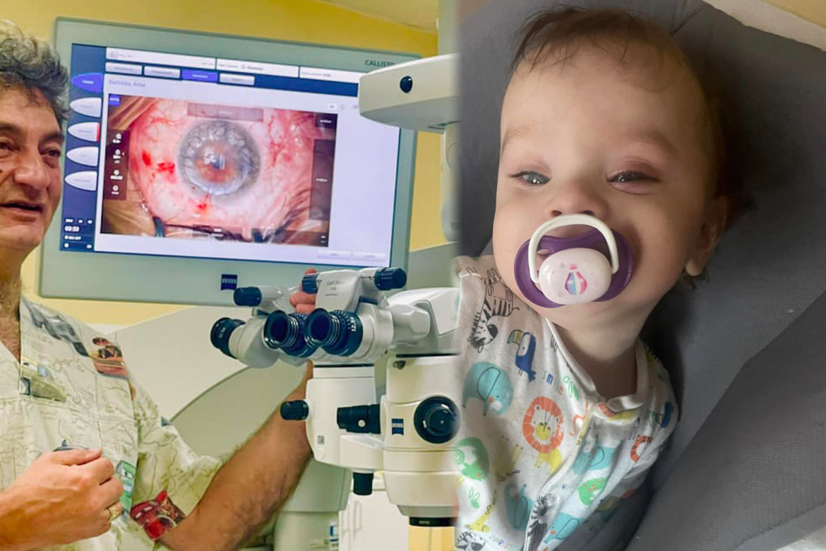 Niewidomy Antoś po raz pierwszy zobaczył twarz mamy. To prawdziwy cud! "Nigdzie nie potrafili mi pomóc"