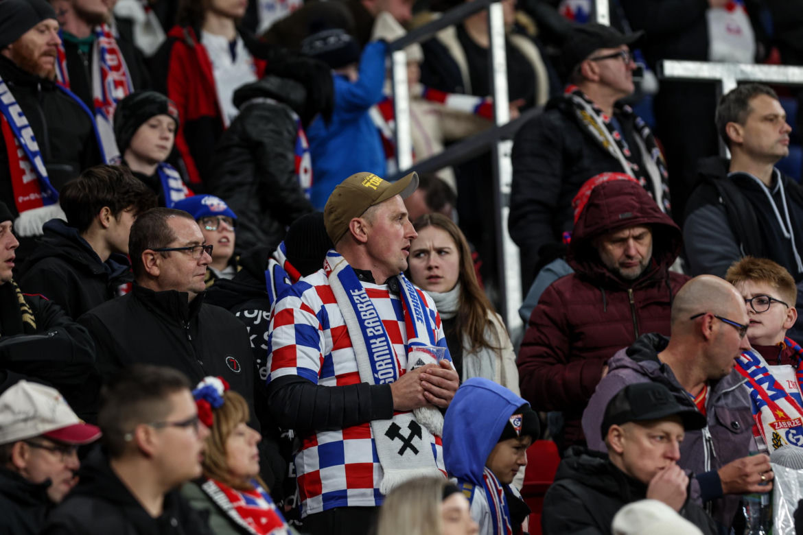 Górnik Zabrze - Jagiellonia Białystok, zdjęcia kibiców i zawodników z meczu 13. kolejki PKO BP Ekstraklasy