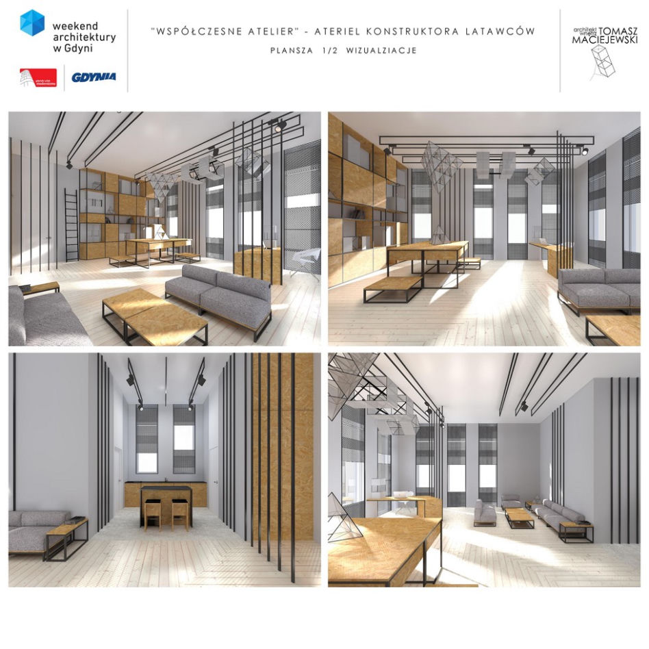 Najlepsze projekty wnętrz inspirowanych modernizmem - wyniki konkursu „Współczesne Atelier”