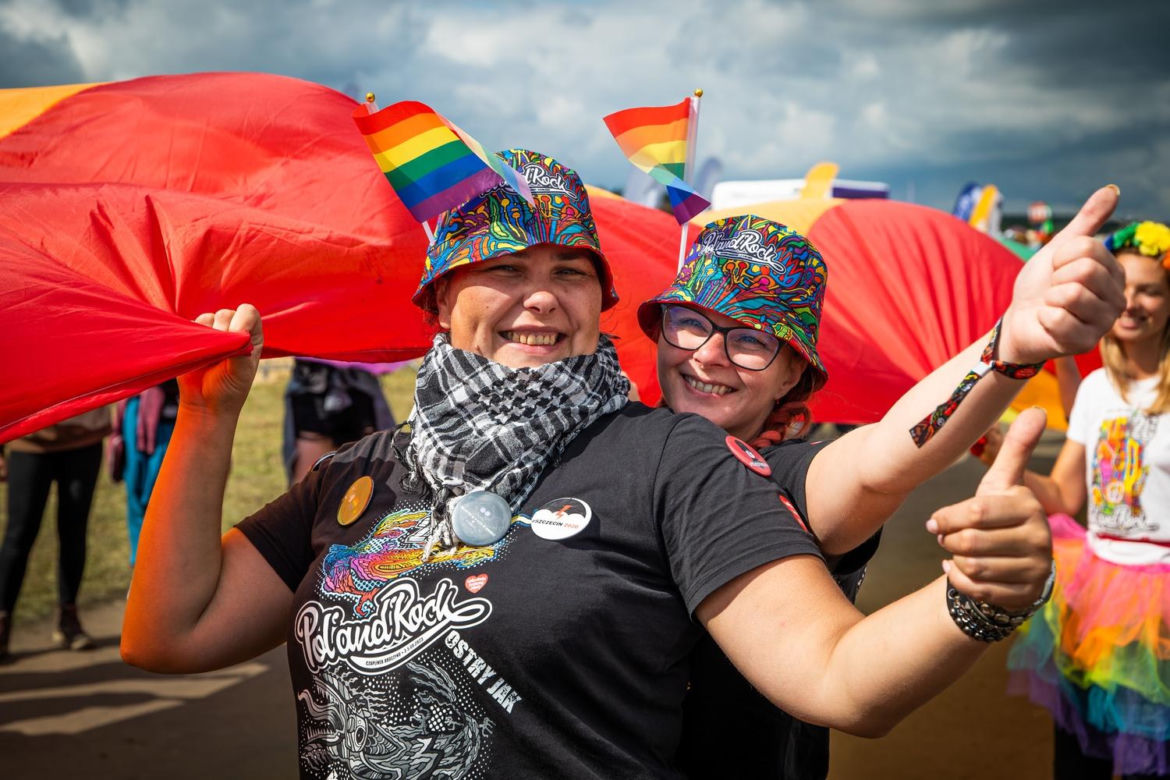 Marsz Równości na Pol’and’Rock Festival 2023
