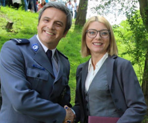 Ojciec Mateusz 14 sezon. Orest Możejko (Piotr Polk), Ewa Kobylicka (Edyta Olszówka)