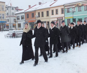 Polonez na rynku w Żywcu