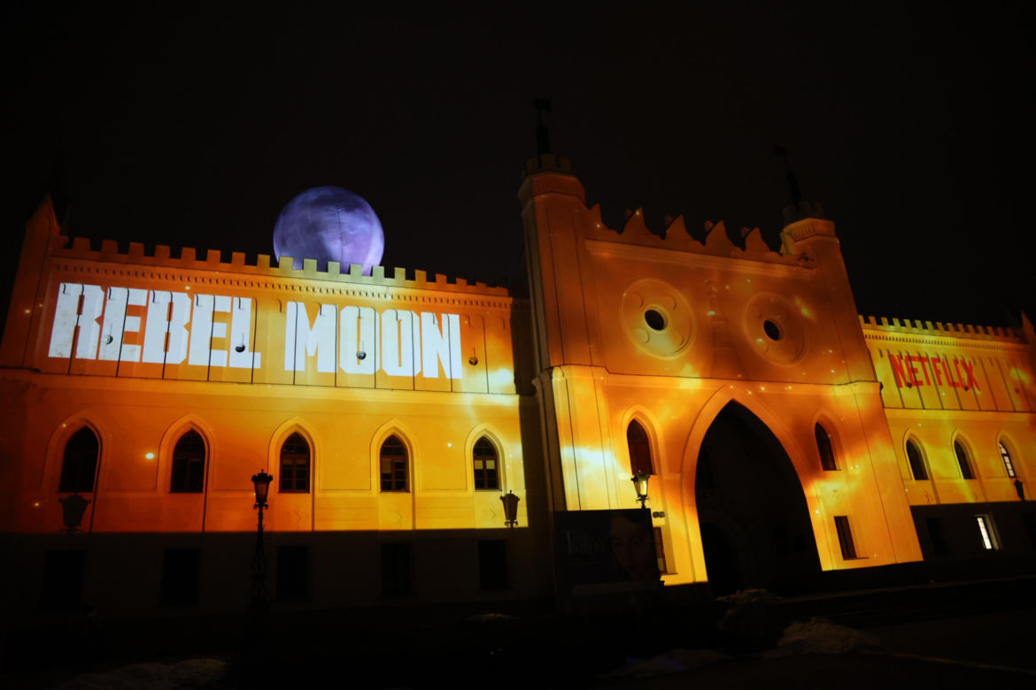Promocja filmu „Rebel Moon” Netflixa w Lublinie