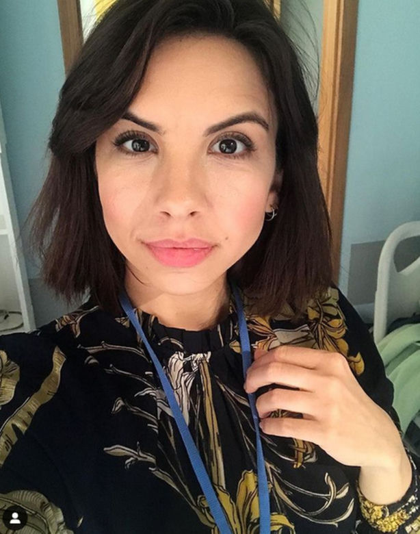 Ilona Janyst (Aneta z M jak miłość) na planie na Instagramie