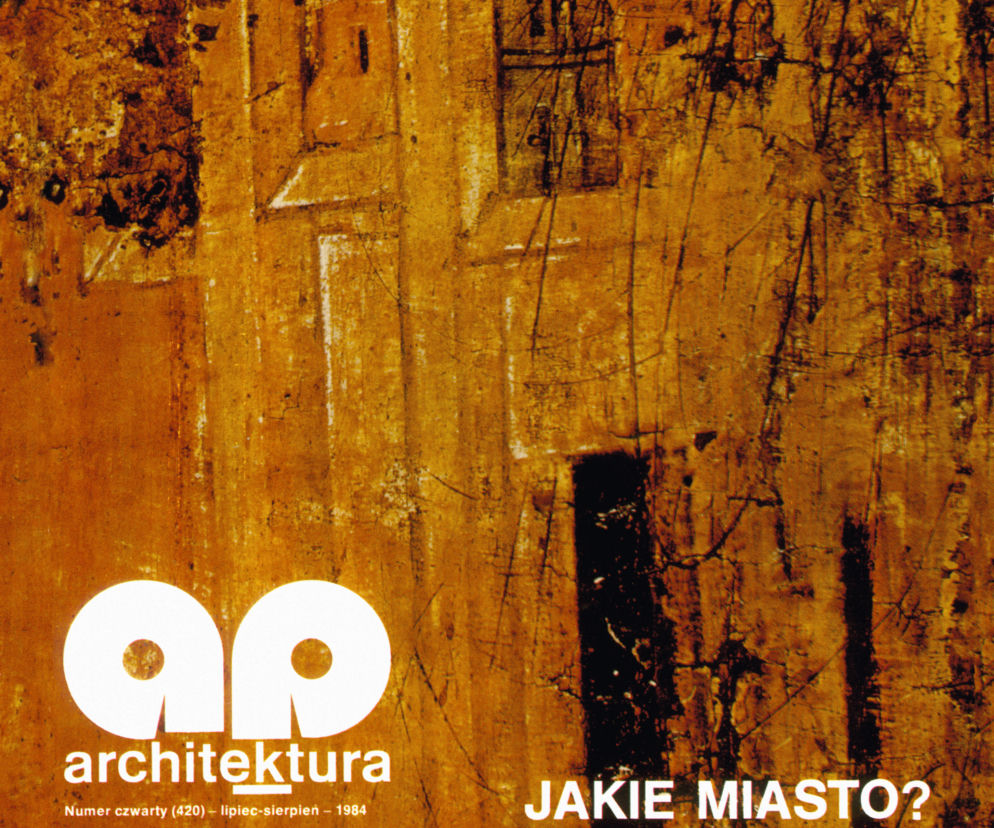 Okładka Architektury 4/1984