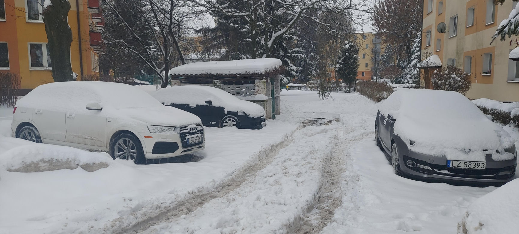 zima w Zamościu