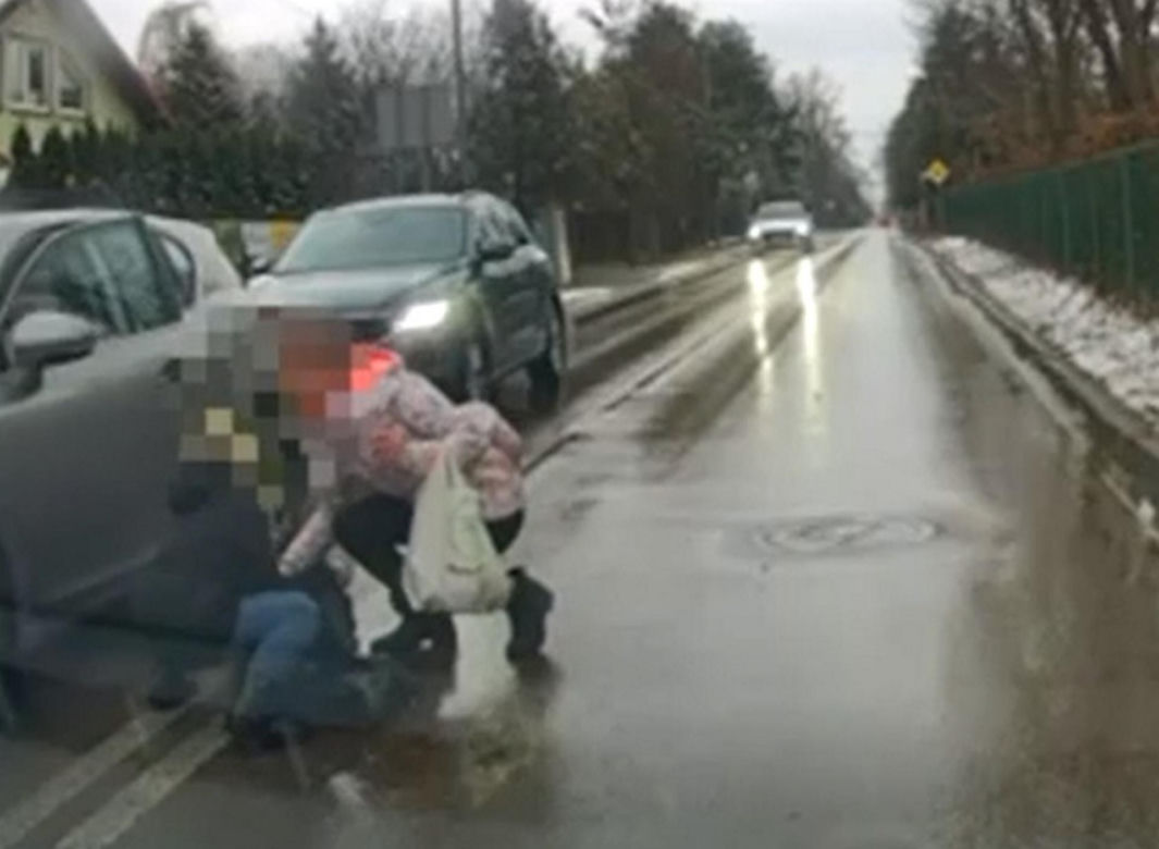 "Dziecko potrąciłam". Policja pokazała szokujące nagranie z Piaseczna
