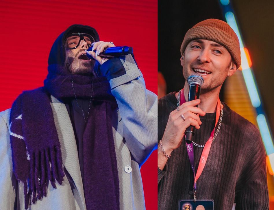 Sylwester z Dwójką 2024. Próby sceniczne: Michał Szpak, Dominik Dudek
