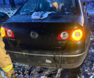 Zderzenie trzech aut na DW212 03.02.2026