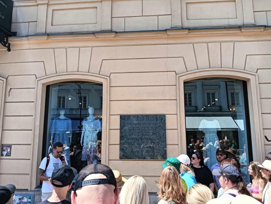 Kawowy ślad w centrum Warszawy