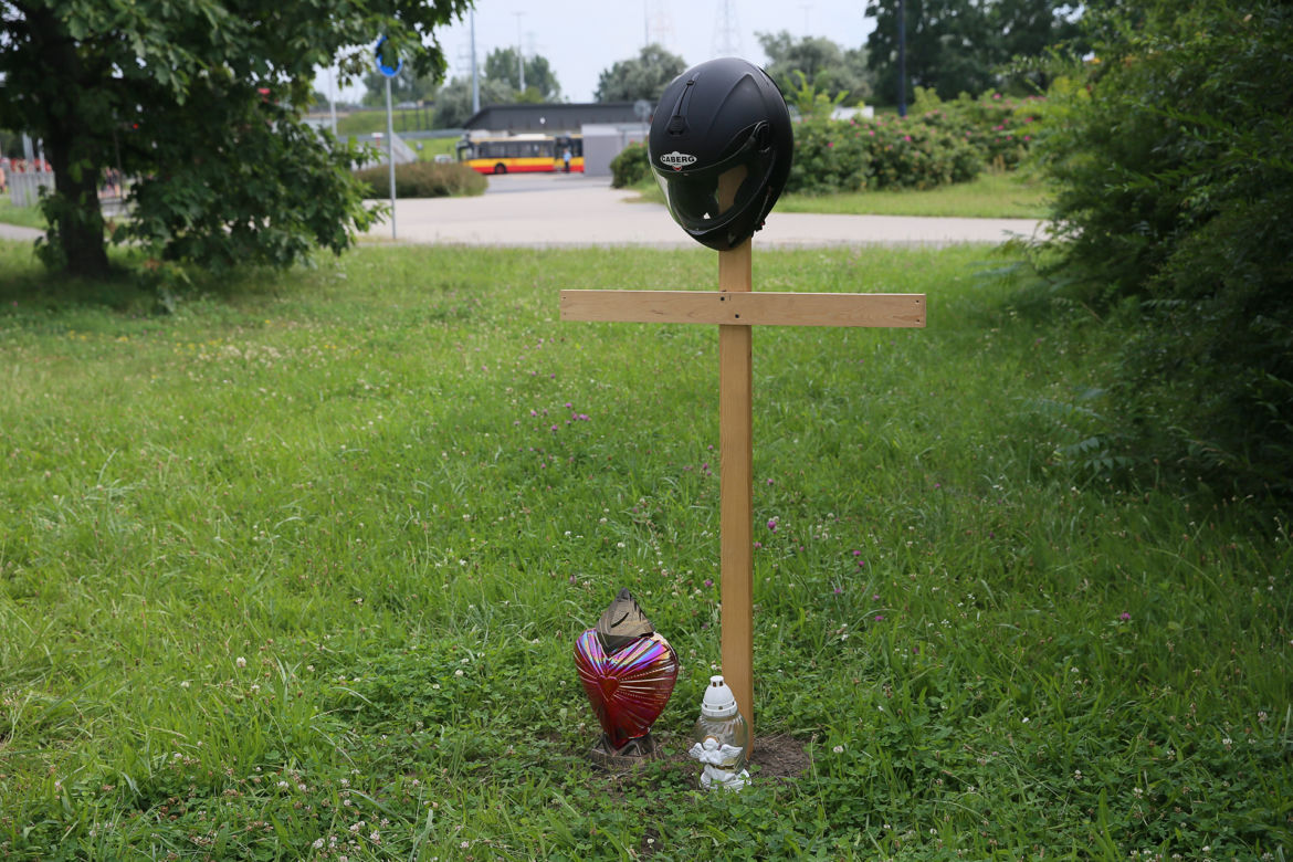 Pogrzeb tragicznie zmarłego motocyklisty z Pragi