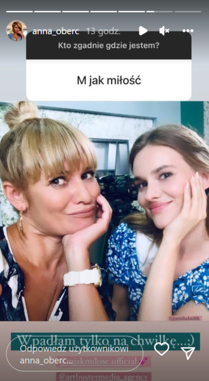 M jak miłość po wakacjach 2022. Sandra (Anna Oberc), Franka (Dominika Kachlik)
