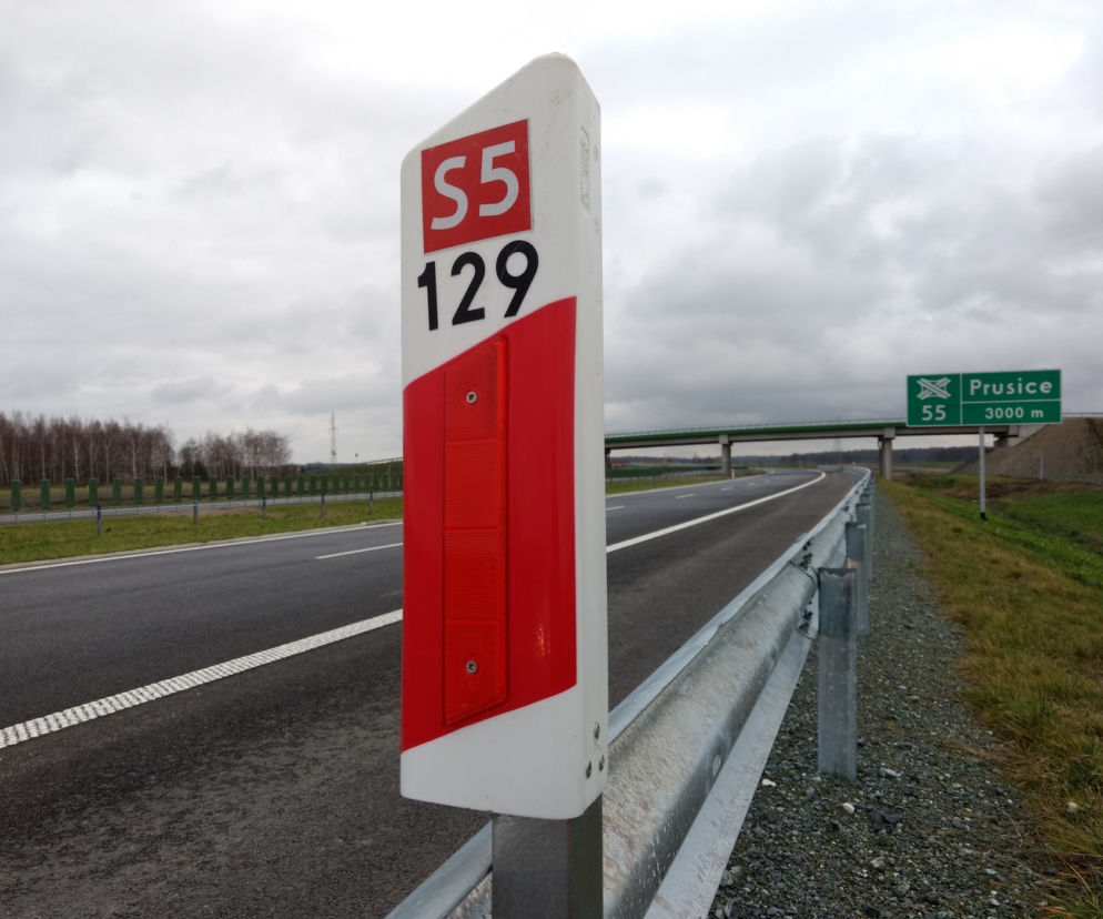 Nowy fragment to część 50 - kilometrowego odcinka S5 od węzła Korzeńsko do węzła Wrocław Północ