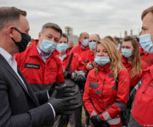 Prezydent Andrzej Duda odwiedził Anwil S.A – chemiczną spółkę w Grupie Orlen