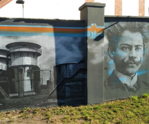 Mural na ulicy Chmielewskiego