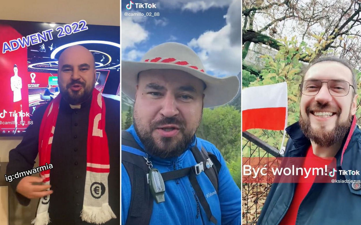 Tych księży warto obserwować na Tik Toku