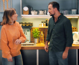 Barwy szczęścia odc. 3363. Renata (Anna Mrozowska), Marcin Kodur (Oskar Stoczyński)