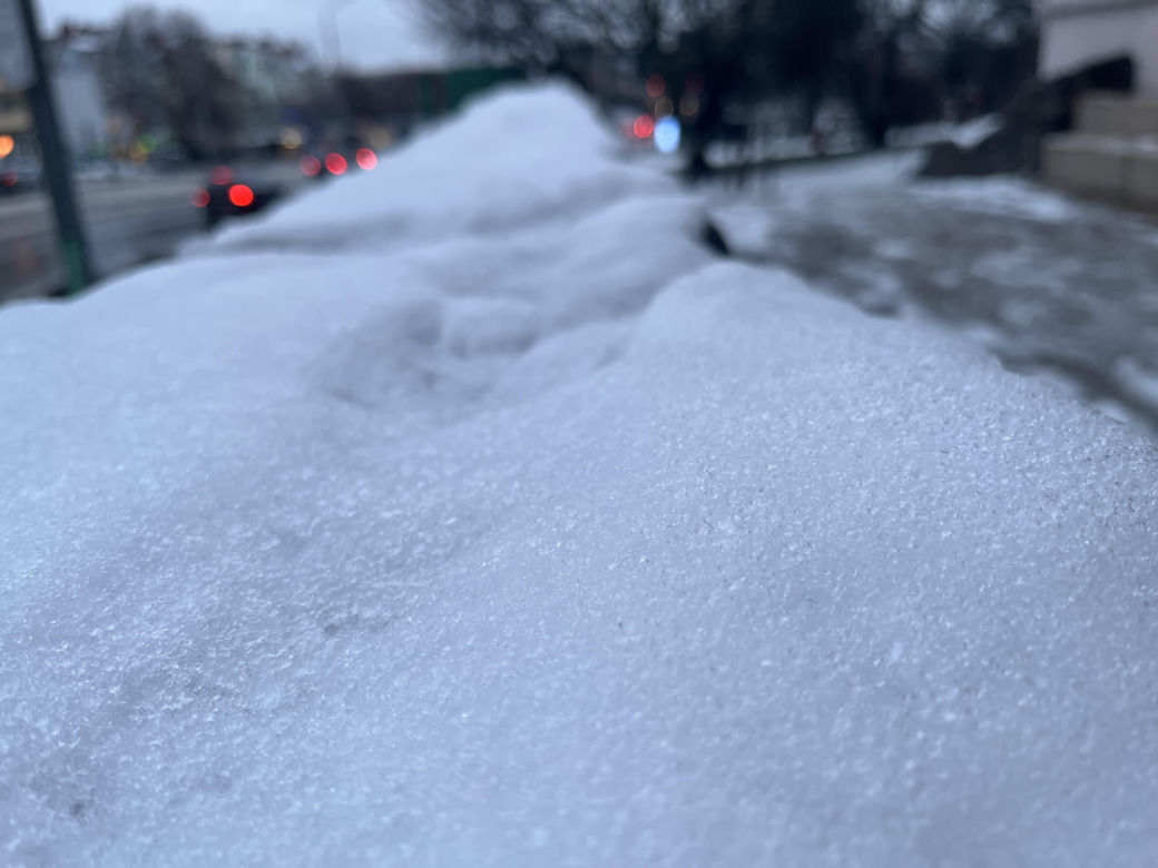 Śnieg w Szczecinie