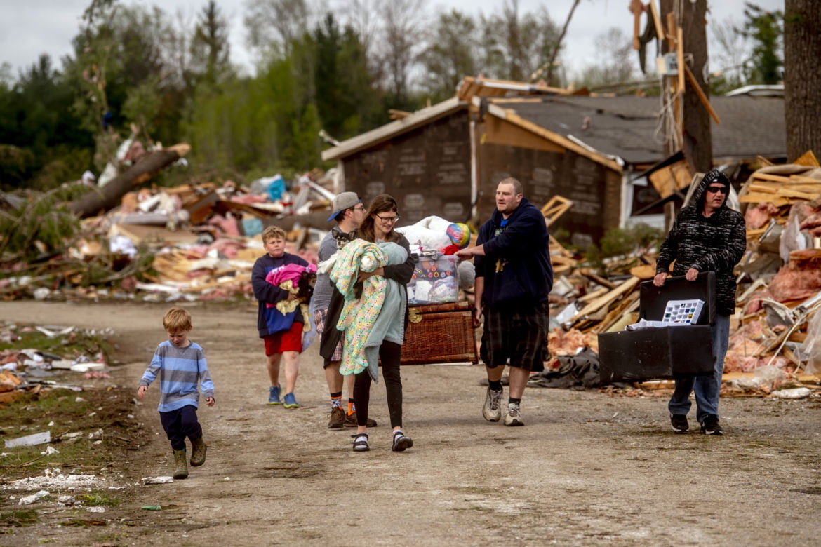 Niszczycielskie tornado uderzyło w Michigan