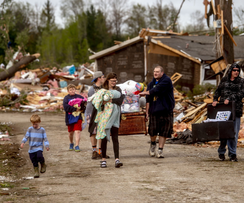 Niszczycielskie tornado uderzyło w Michigan